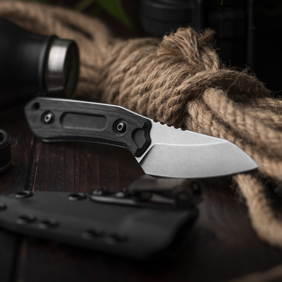 ESPOIR TRIBE セット Schwarz Knives Overland Sport | Stonewash / Micarta Black | SKOS.4